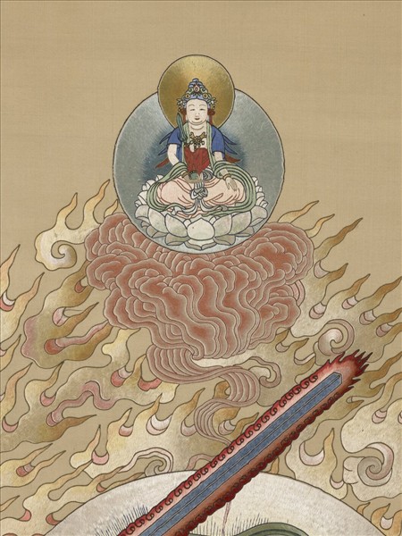 清繡線佛像（十一）明王　軸