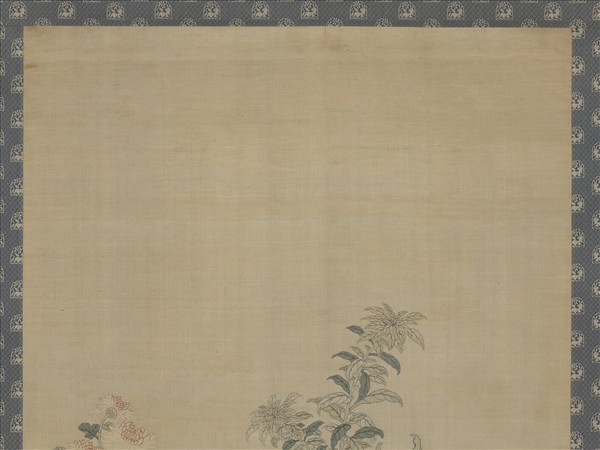 清乾隆緙絲博古花卉集錦　軸