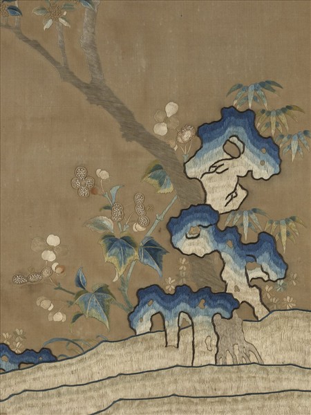 清顧繡桂子天香圖　軸