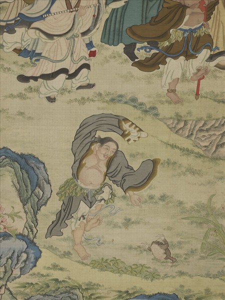 清緙絲群仙祝壽　軸