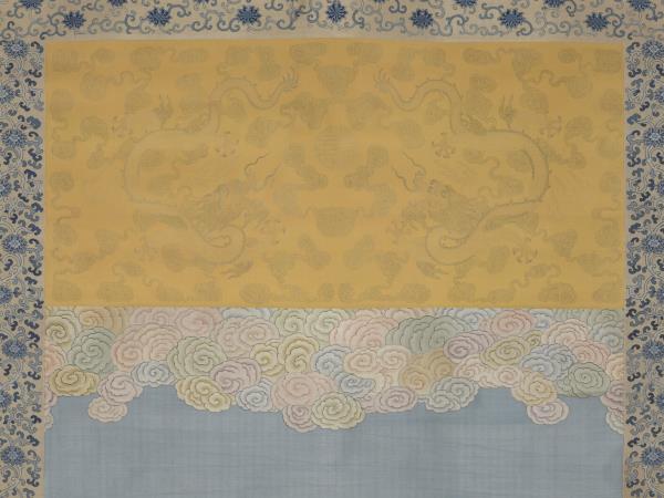 清緙絲無量壽佛　軸