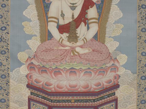 清緙絲無量壽佛　軸