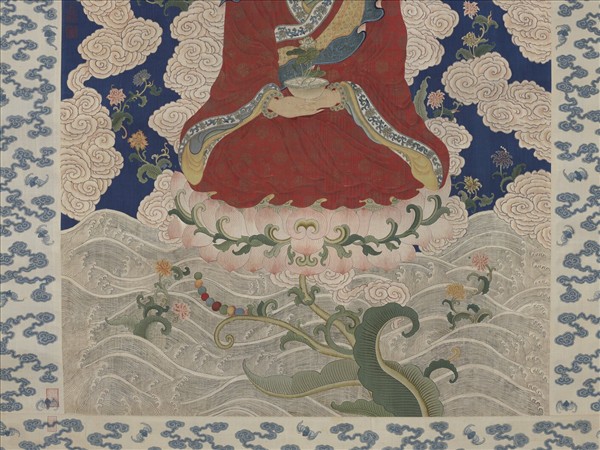 清緙絲無量壽佛　軸