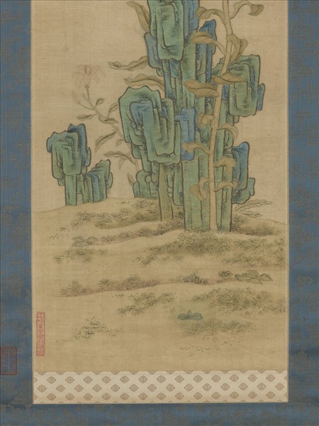 清乾隆緙絲花卉掛屏（一）　軸