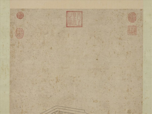 明人臨宋人白描大士像　軸