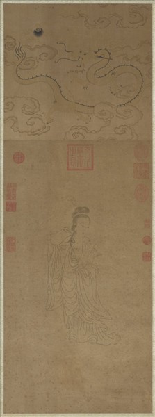 明人畫觀世音菩薩普門品經像　軸