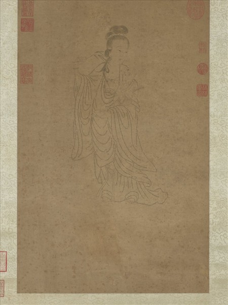 明人畫觀世音菩薩普門品經像　軸