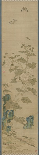 清乾隆緙絲花卉掛屏（二）　軸