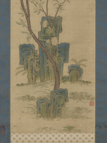 清乾隆緙絲花卉掛屏（三）　軸