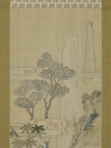 清乾隆緙絲山水掛屏（一）　軸