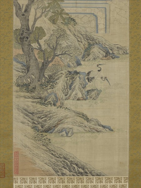 清乾隆緙絲山水掛屏（一）　軸