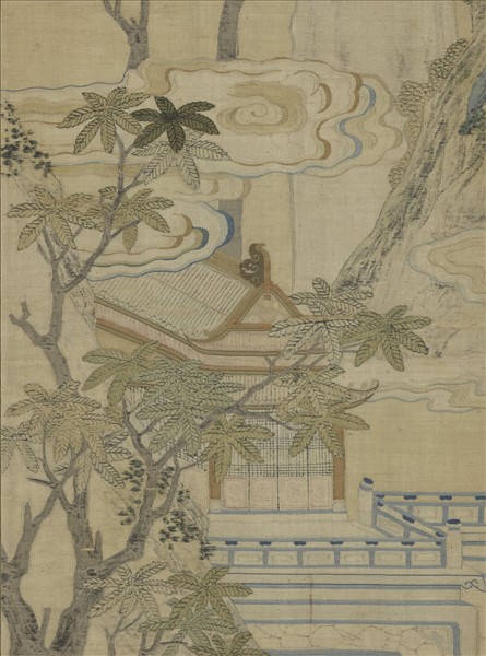 清乾隆緙絲山水掛屏（一）　軸