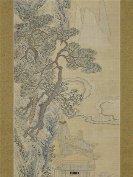 清乾隆緙絲山水掛屏（二）　軸