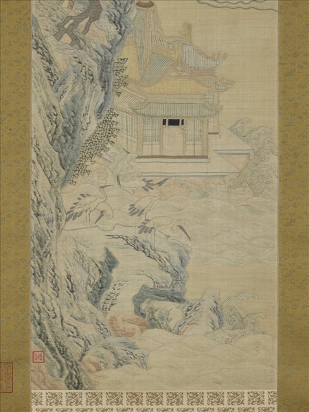 清乾隆緙絲山水掛屏（二）　軸