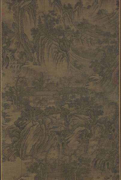 宋人秋山圖　軸