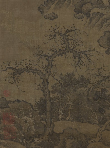 宋人秋山圖　軸