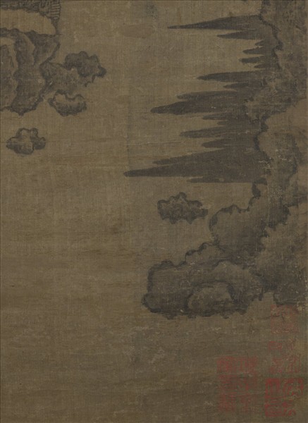 宋人秋山圖　軸