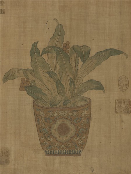 清乾隆緙絲春蔬圖掛屏（二）　軸