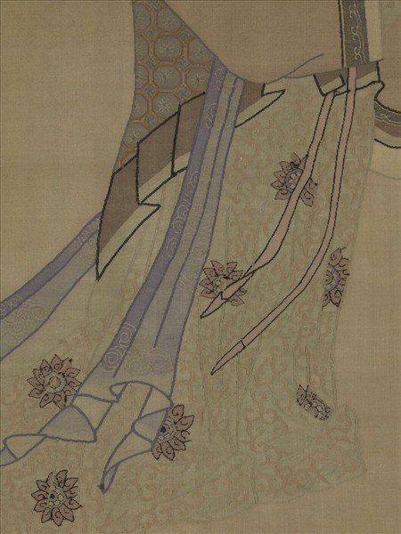 清仿舊緙絲美人　軸