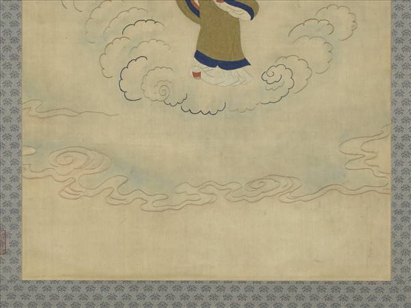 明顧繡八仙慶壽掛屏（三）張果老　軸