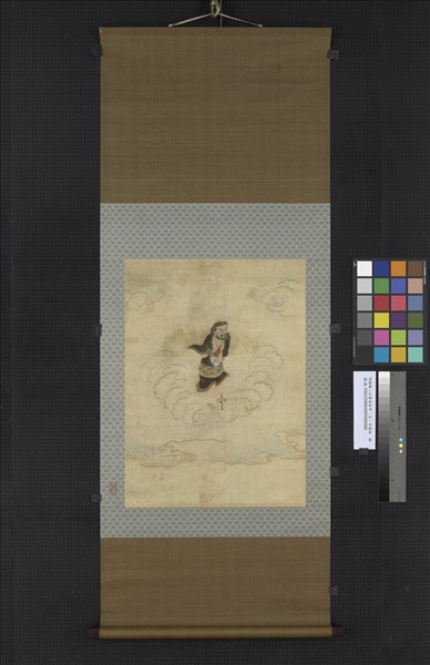 明顧繡八仙慶壽掛屏（五）李鐵柺　軸