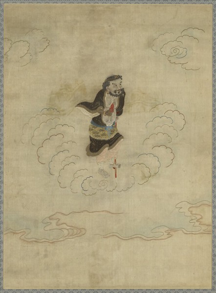 明顧繡八仙慶壽掛屏（五）李鐵柺　軸