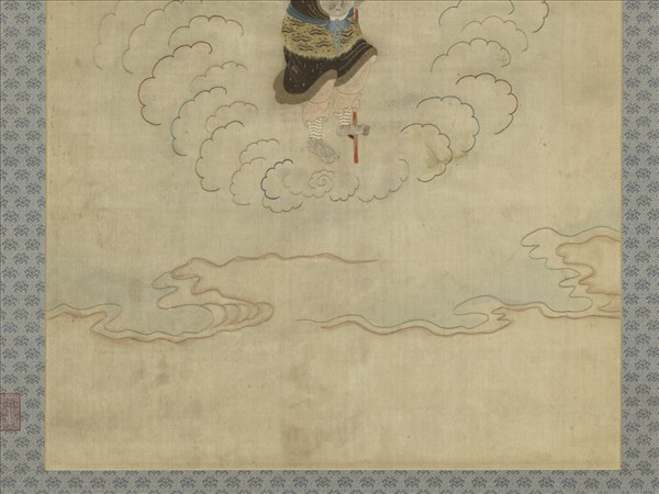 明顧繡八仙慶壽掛屏（五）李鐵柺　軸