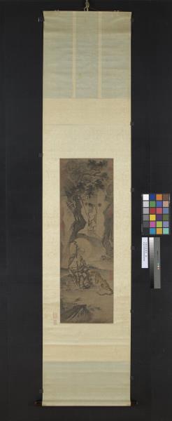 明戴進畫羅漢　軸