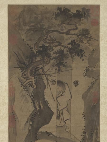 明戴進畫羅漢　軸