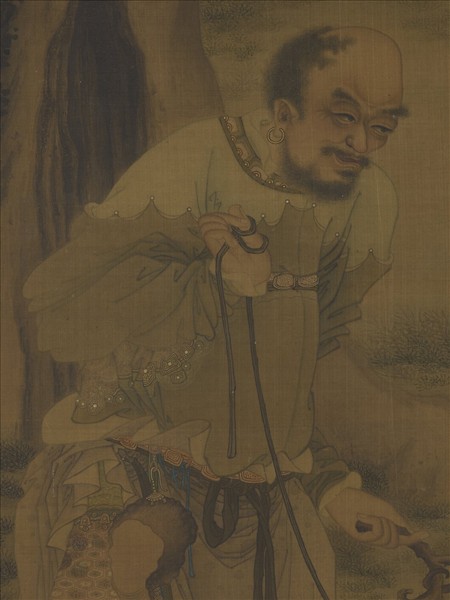 明戴進畫紈牛　軸