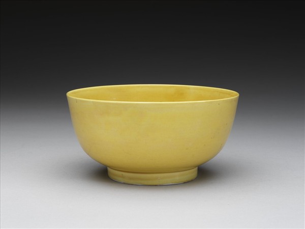 黃釉碗