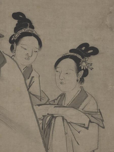 明郭詡東山攜妓圖　軸