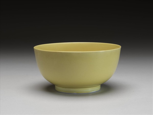 黃釉碗