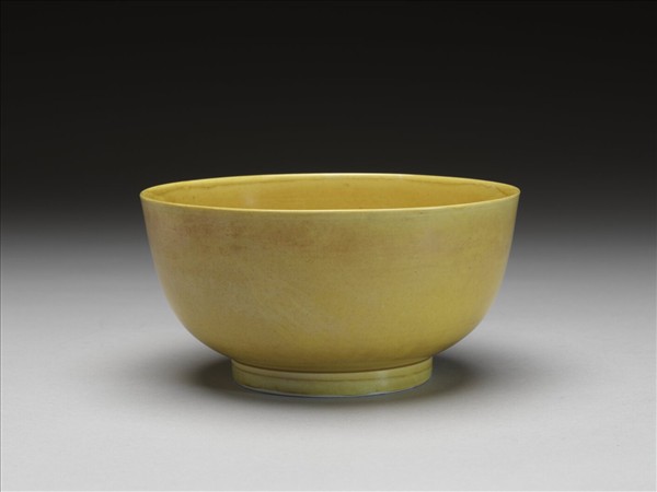 黃釉碗