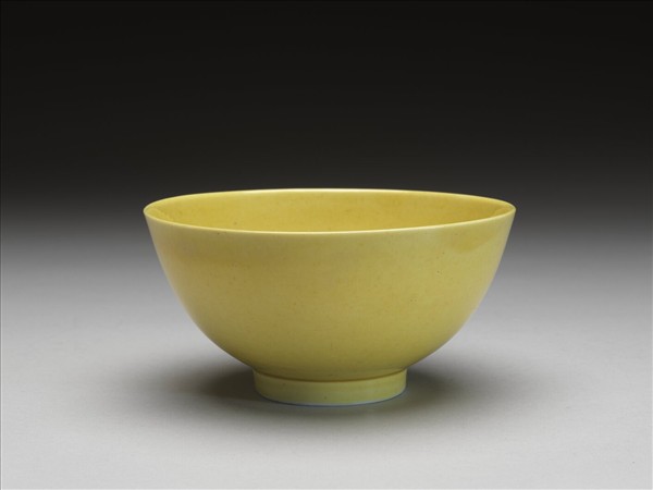 黃釉碗