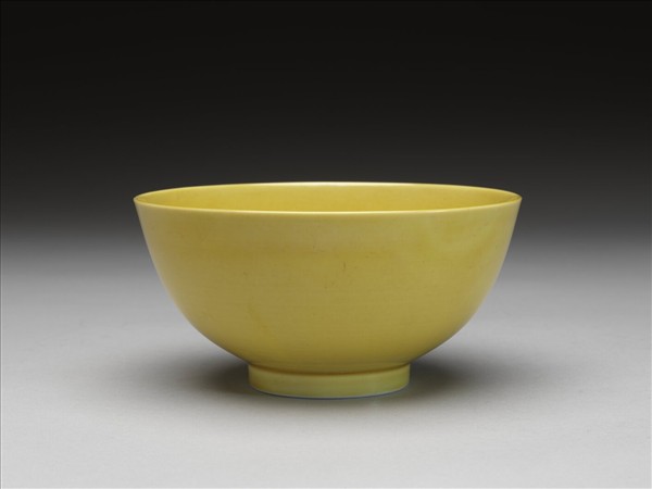 黃釉碗