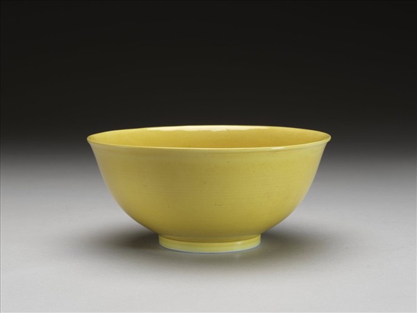 黃釉碗