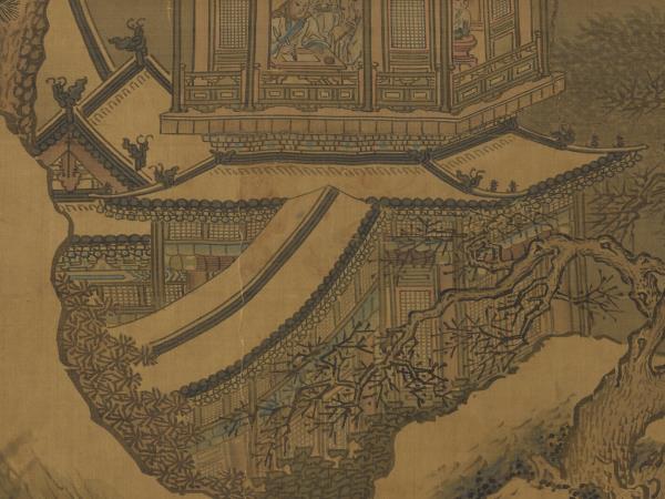 明王諤瑞雪凝冬　軸