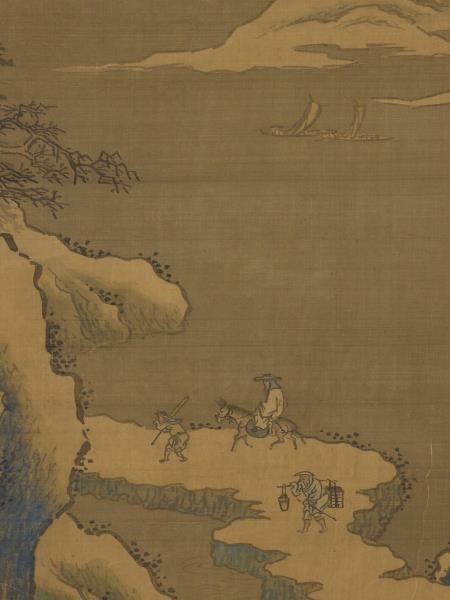 明王諤瑞雪凝冬　軸