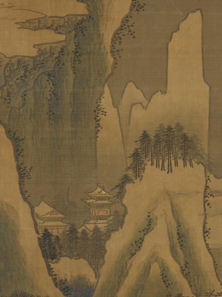 明王諤瑞雪凝冬　軸