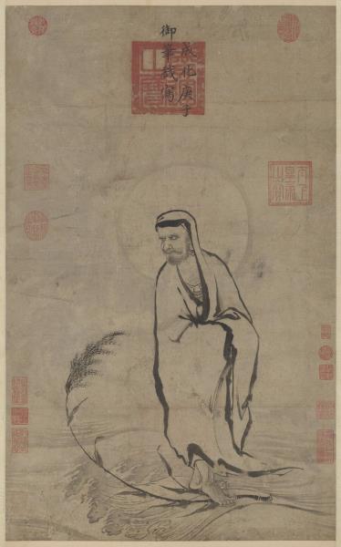 明憲宗畫達摩　軸