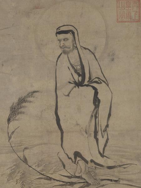 明憲宗畫達摩　軸