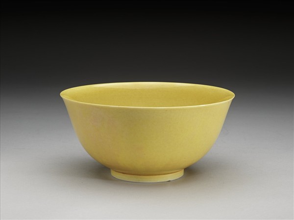 黃釉碗