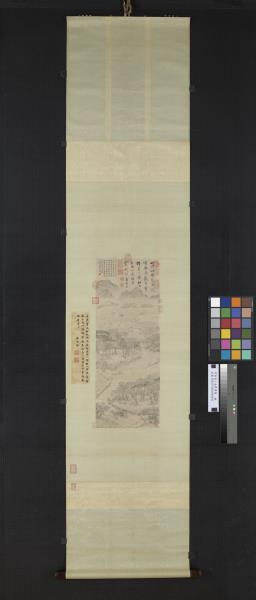 明唐寅江南農事圖　軸