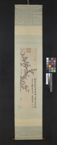 明唐寅杏花　軸