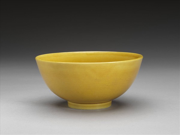 黃釉碗