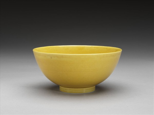 黃釉碗