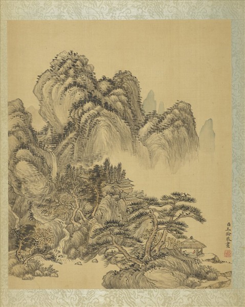 清王銓山水　冊　松亭望遠