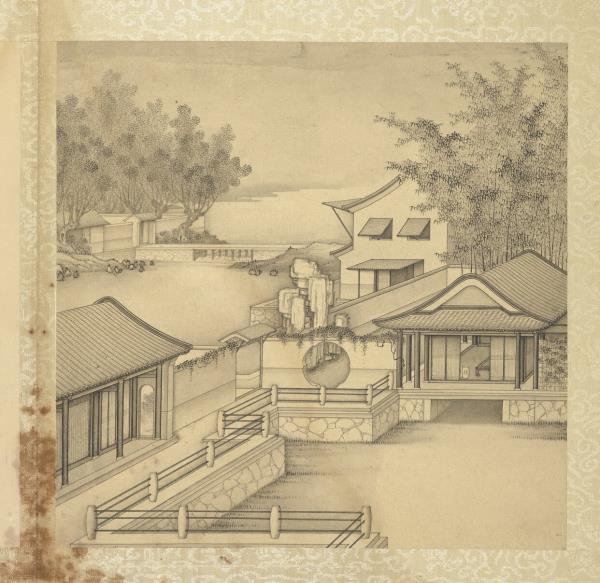 清焦秉貞山水　冊　竹院清溪