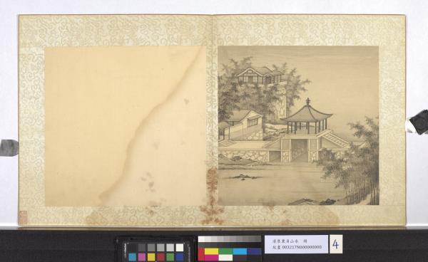 清焦秉貞山水　冊　湖亭圖